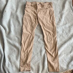Hollister, size 5R super skinny khakis. Length 31, width 27.